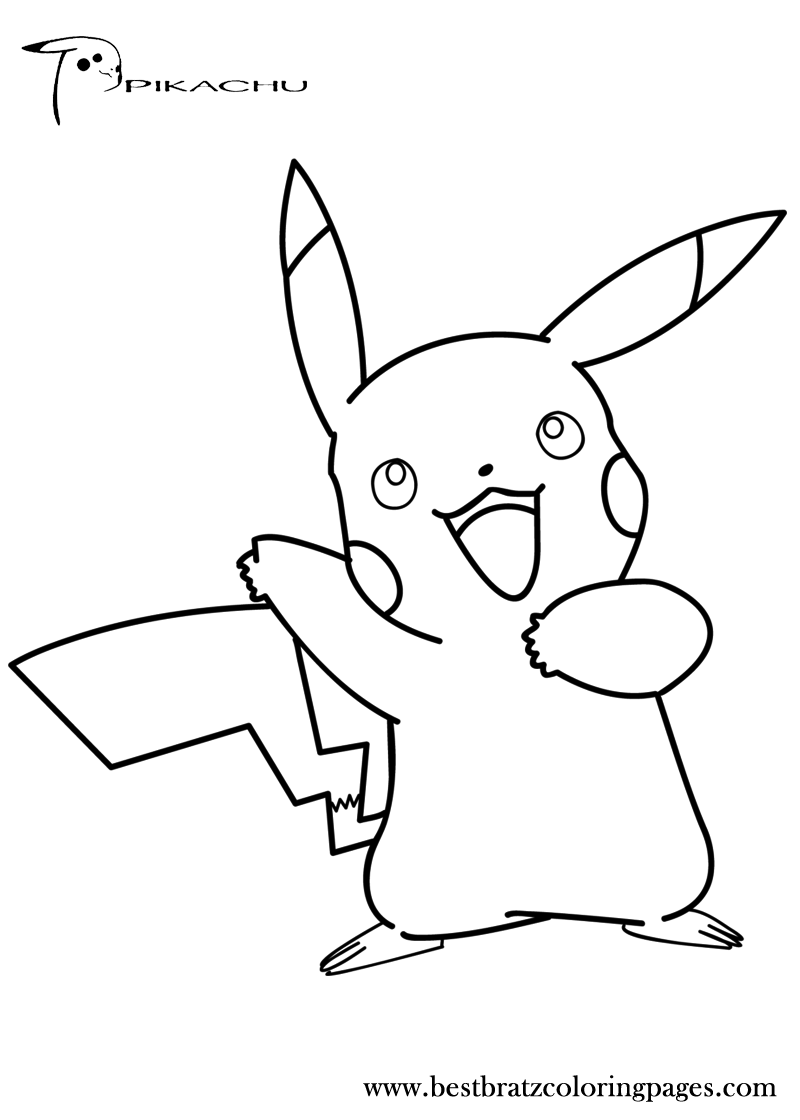 Pikachu Coloring Page Collection: 120 Printable Pages for Pokemon Fans 42