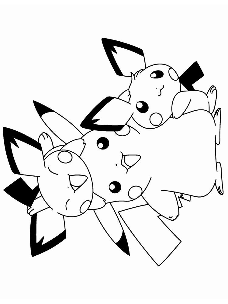 Pikachu Coloring Page Collection: 120 Printable Pages for Pokemon Fans 44