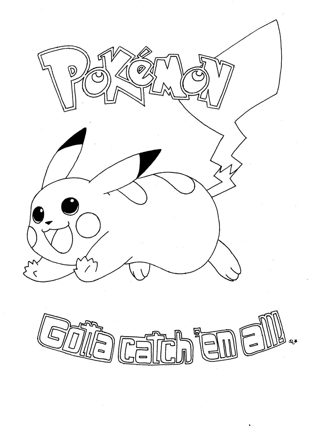 Pikachu Coloring Page Collection: 120 Printable Pages for Pokemon Fans 45