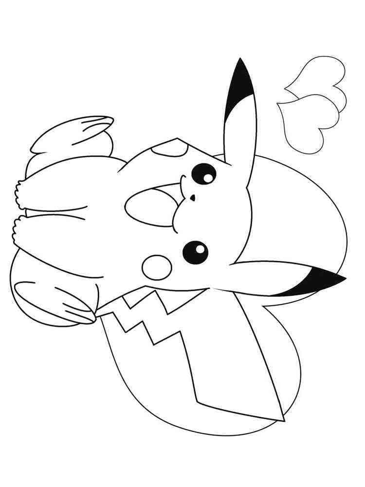 Pikachu Coloring Page Collection: 120 Printable Pages for Pokemon Fans 46