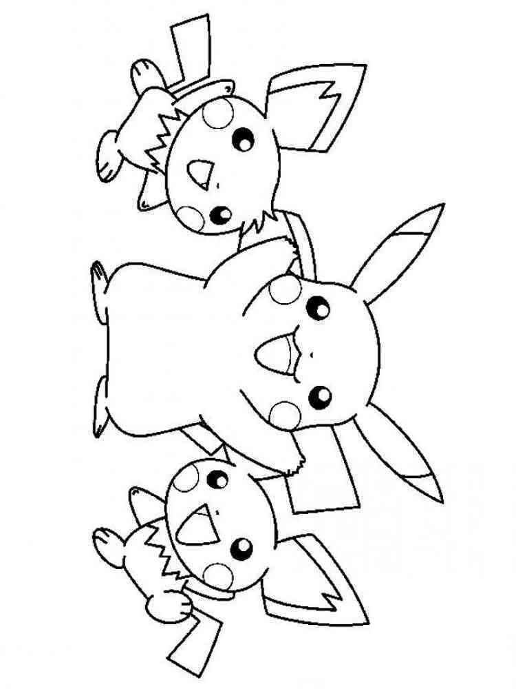 Pikachu Coloring Page Collection: 120 Printable Pages for Pokemon Fans 48