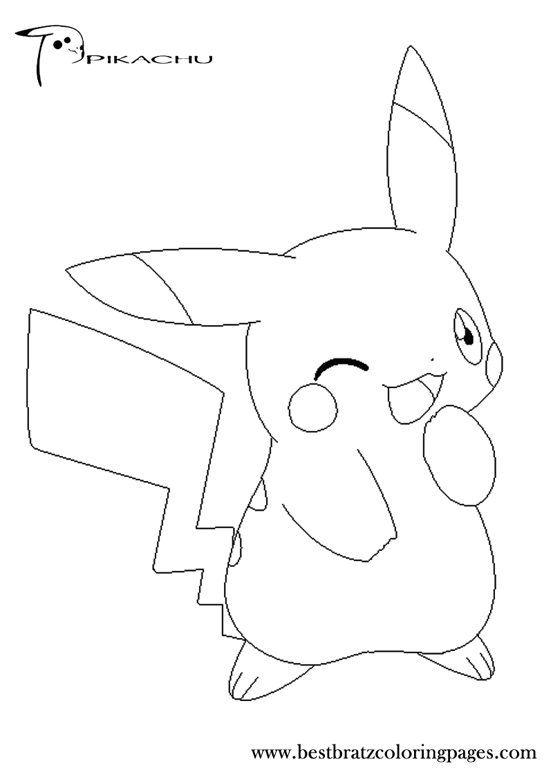 Pikachu Coloring Page Collection: 120 Printable Pages for Pokemon Fans 61