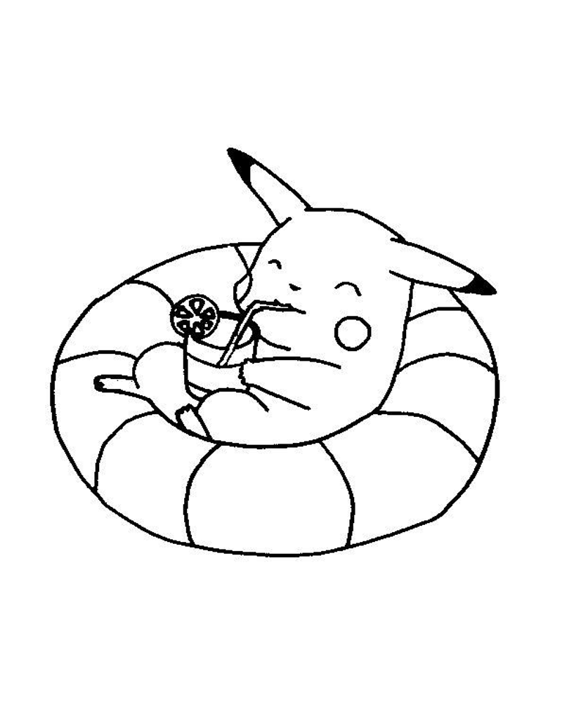 Pikachu Coloring Page Collection: 120 Printable Pages for Pokemon Fans 64