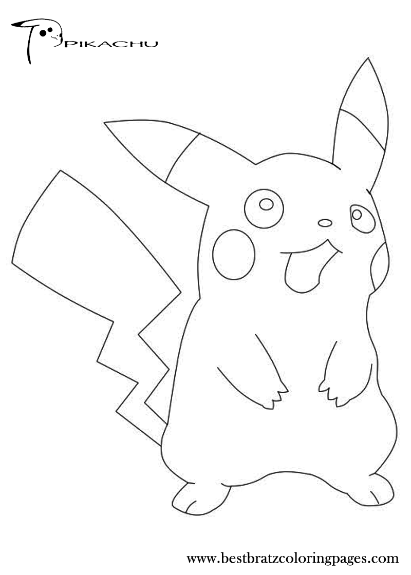 Pikachu Coloring Page Collection: 120 Printable Pages for Pokemon Fans 65