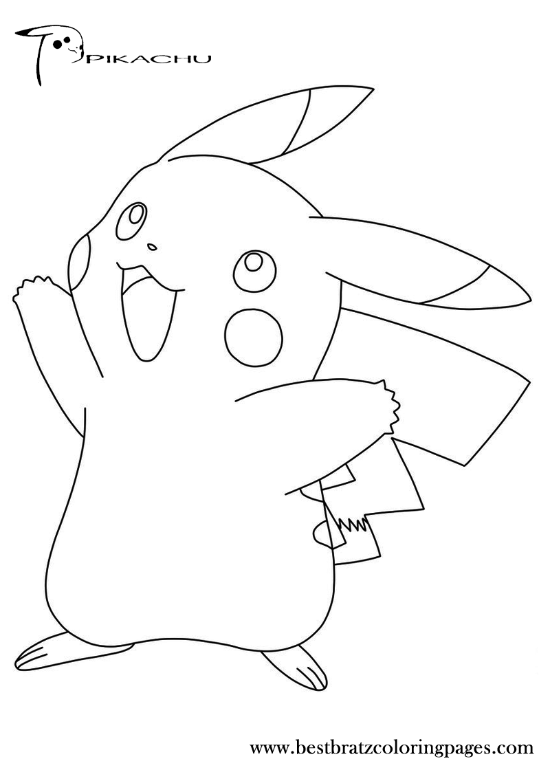 Pikachu Coloring Page Collection: 120 Printable Pages for Pokemon Fans 7