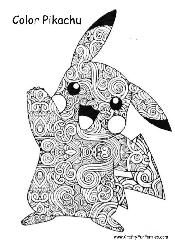 Pikachu Coloring Page Collection: 120 Printable Pages for Pokemon Fans 71