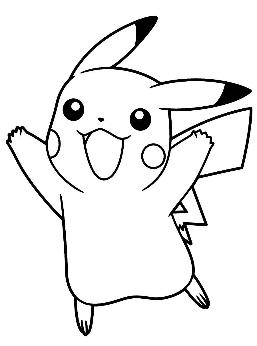 Pikachu Coloring Page Collection: 120 Printable Pages for Pokemon Fans 76