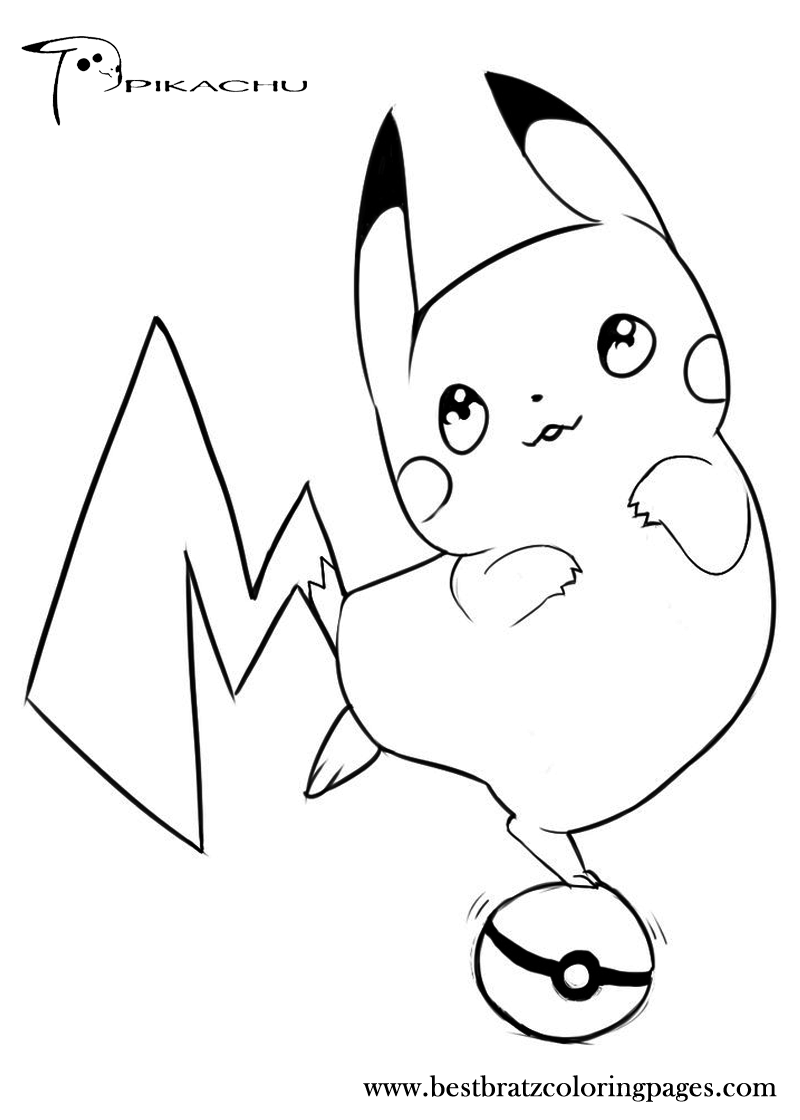 Pikachu Coloring Page Collection: 120 Printable Pages for Pokemon Fans 79