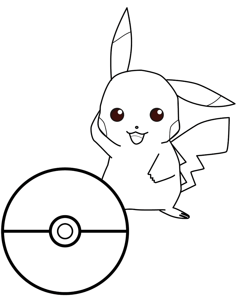 Pikachu Coloring Page Collection: 120 Printable Pages for Pokemon Fans 8