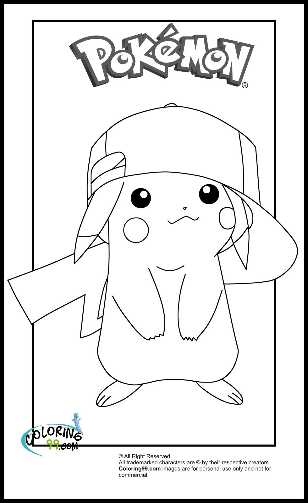 Pikachu Coloring Page Collection: 120 Printable Pages for Pokemon Fans 82