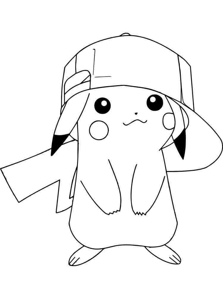 Pikachu Coloring Page Collection: 120 Printable Pages for Pokemon Fans 84