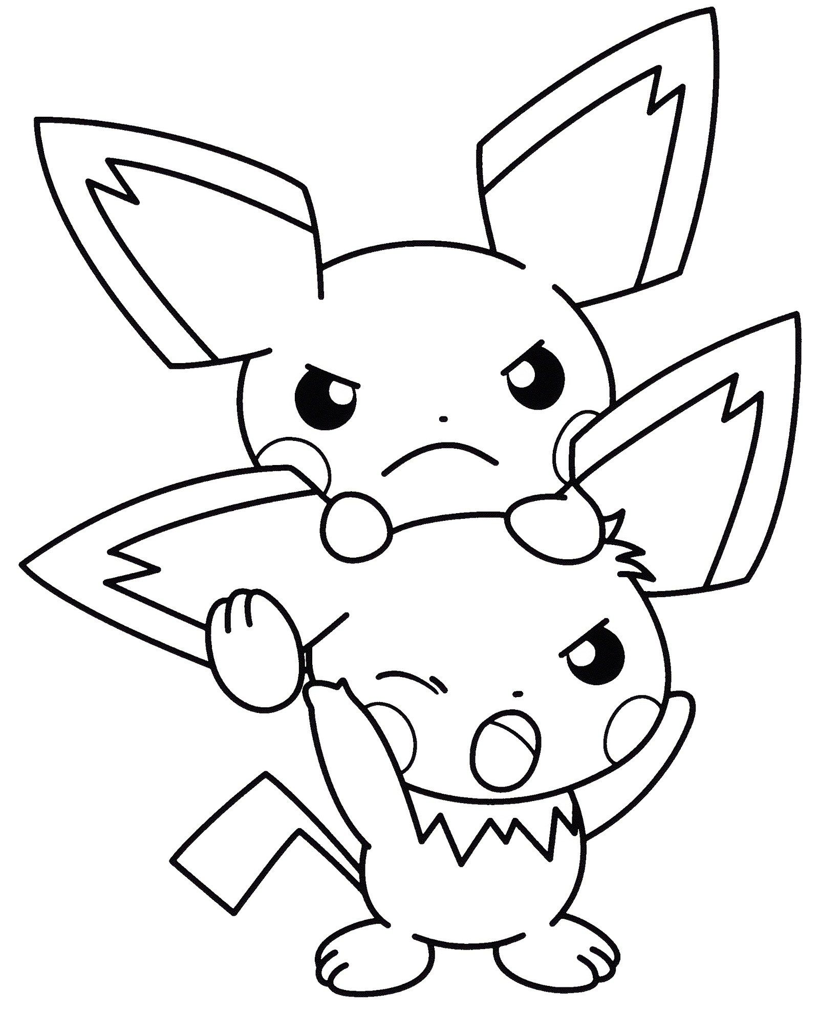 Pikachu Coloring Page Collection: 120 Printable Pages for Pokemon Fans 88