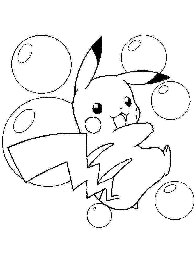 Pikachu Coloring Page Collection: 120 Printable Pages for Pokemon Fans 95