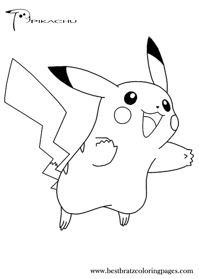 Pikachu Coloring Page Collection: 120 Printable Pages for Pokemon Fans 97