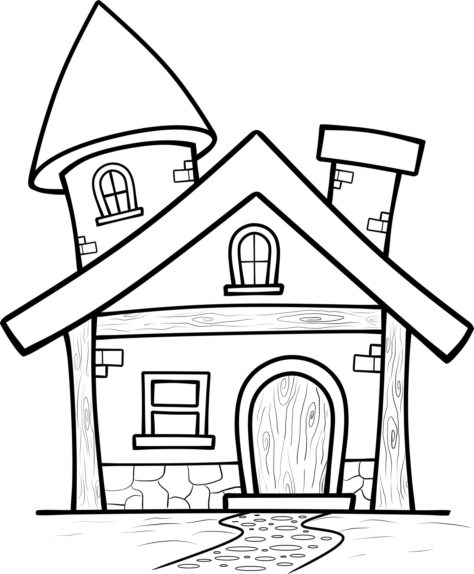 110 House Coloring Pages FREE Printable 102