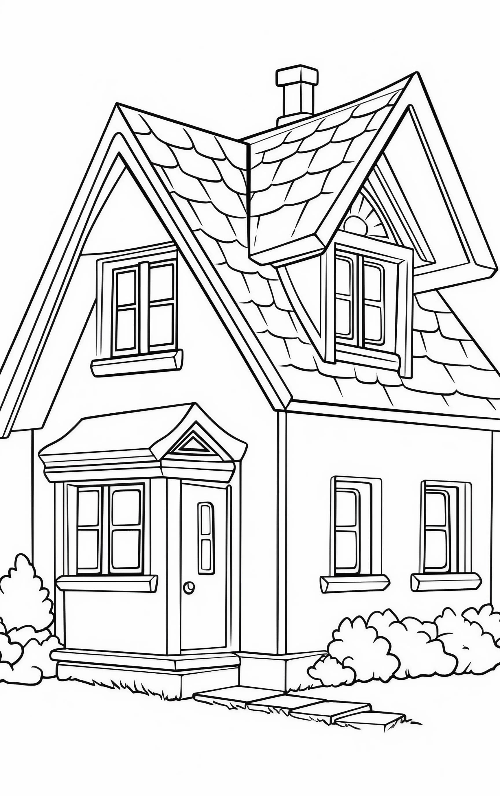 110 House Coloring Pages FREE Printable 109