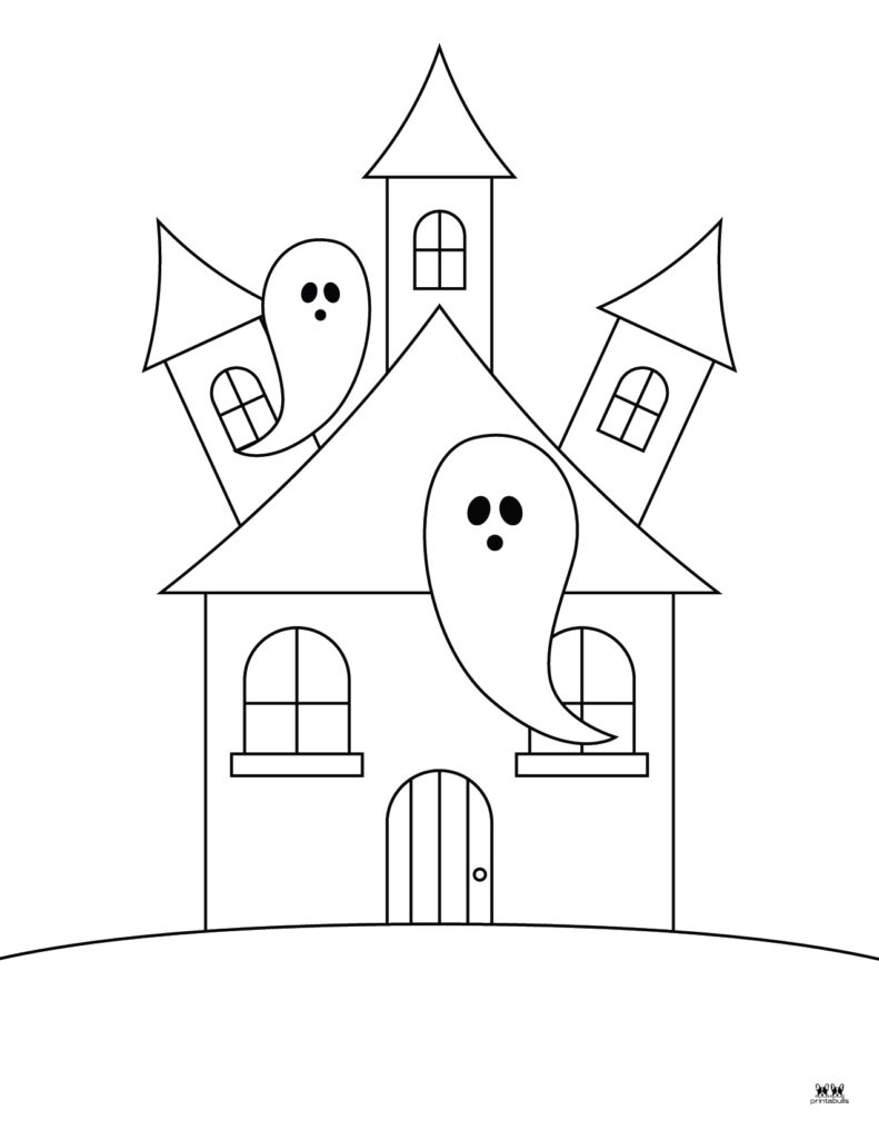 110 House Coloring Pages FREE Printable 12