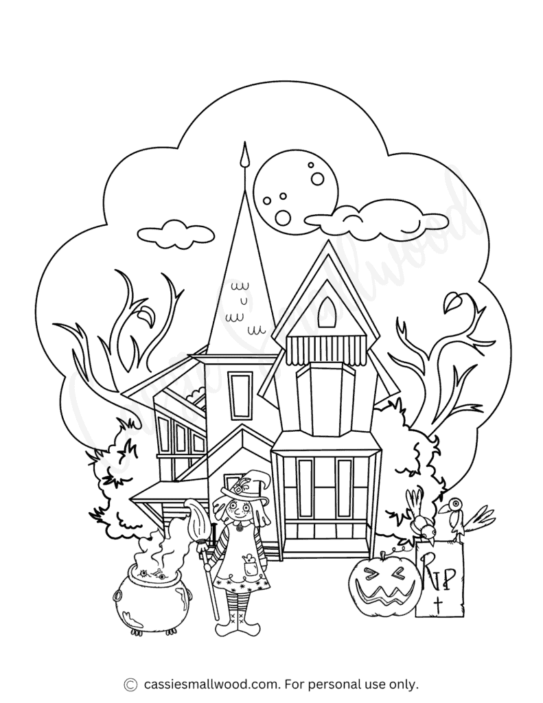 110 House Coloring Pages FREE Printable 13