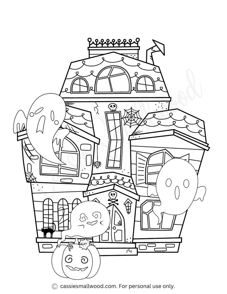 110 House Coloring Pages FREE Printable 16