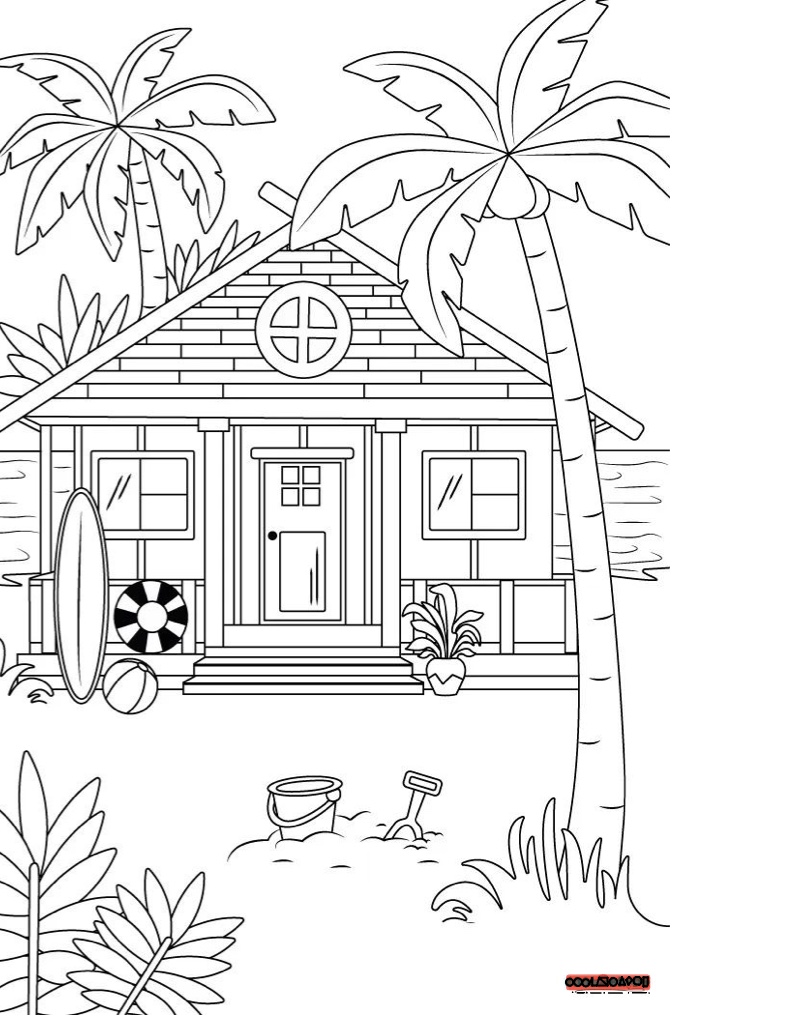 110 House Coloring Pages FREE Printable 18