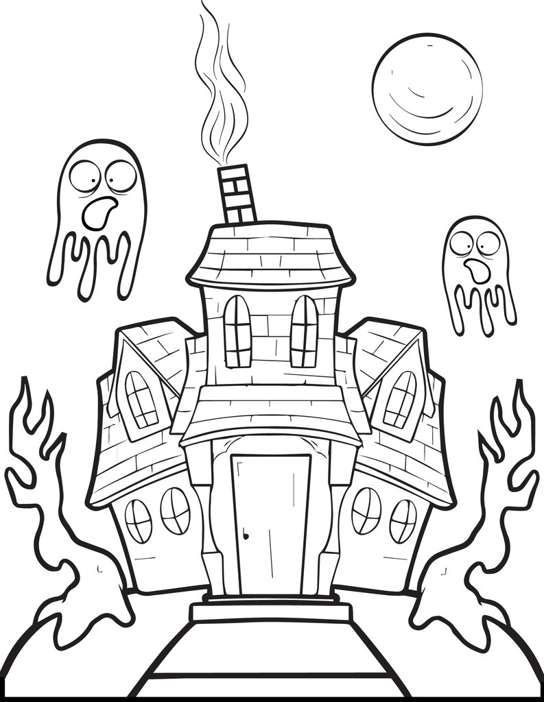 110 House Coloring Pages FREE Printable 19