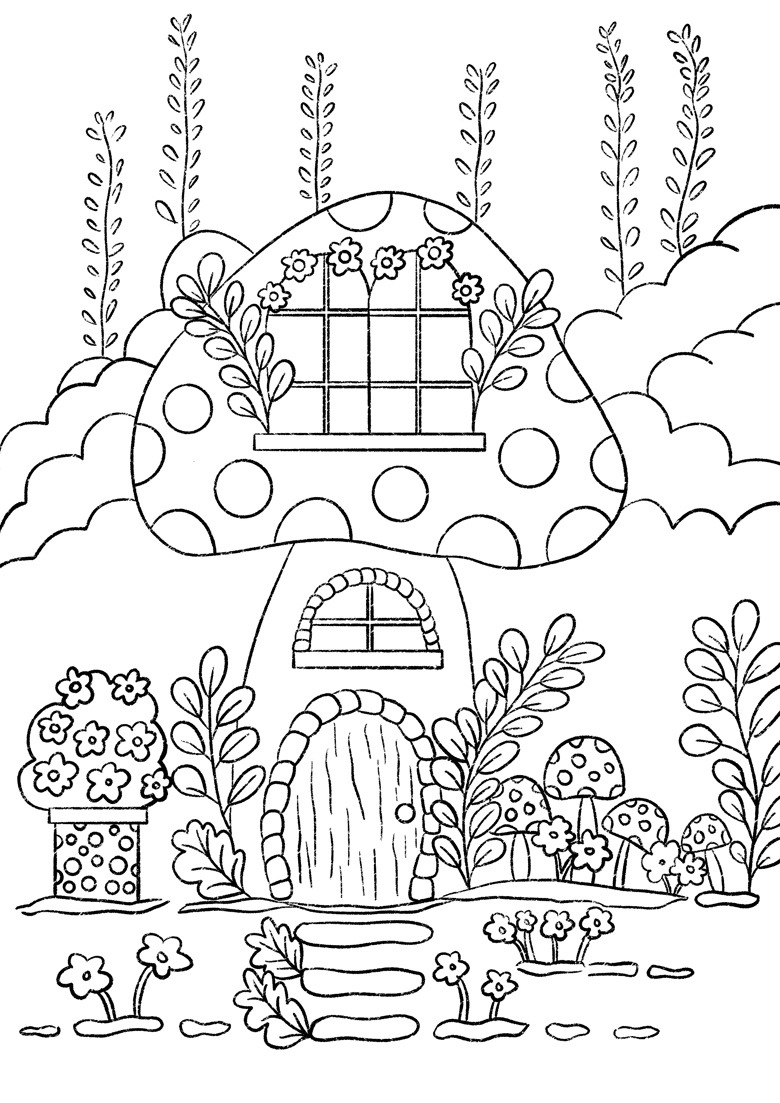 110 House Coloring Pages FREE Printable 21