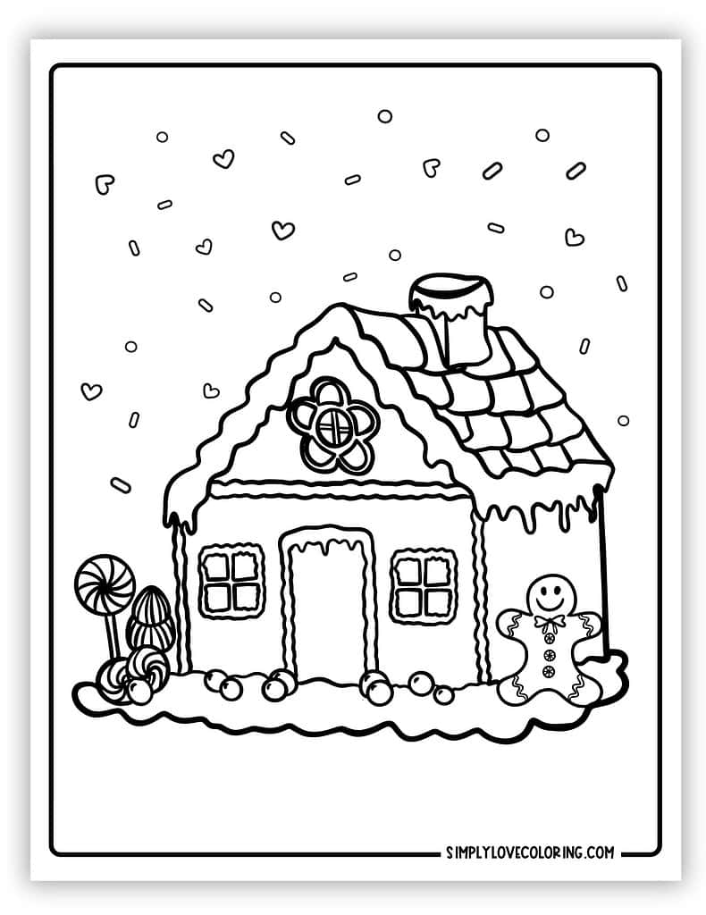 110 House Coloring Pages FREE Printable 3