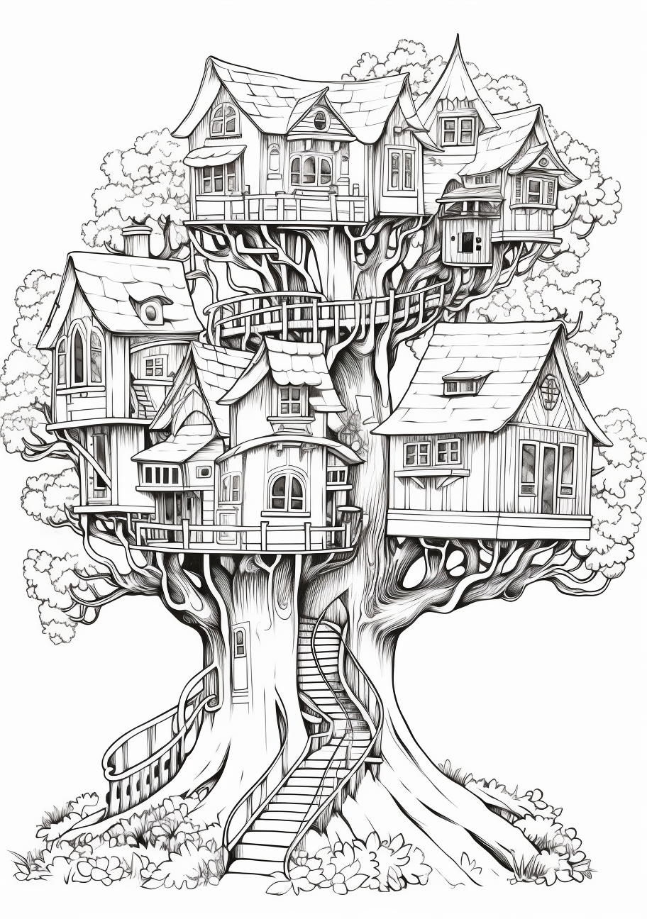 110 House Coloring Pages FREE Printable 37