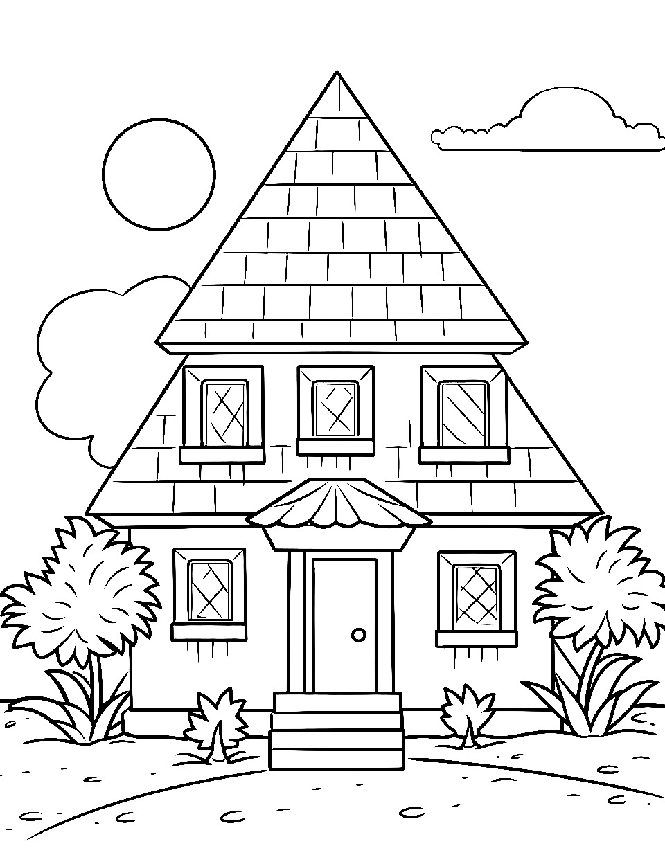 110 House Coloring Pages FREE Printable 39