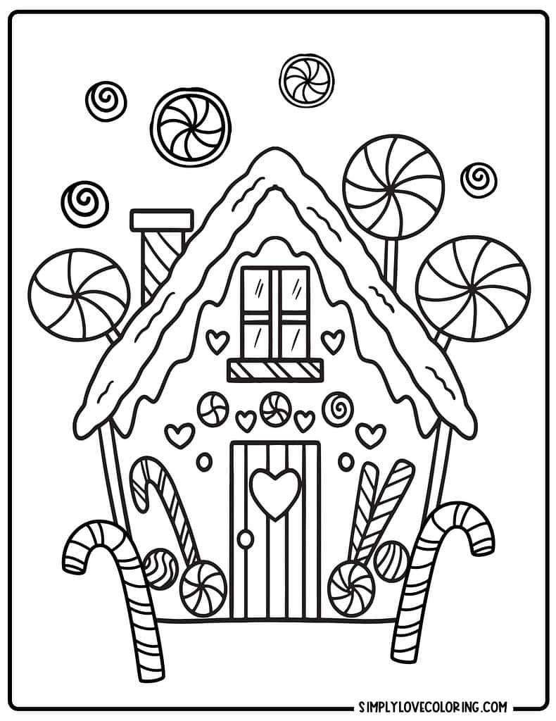 110 House Coloring Pages FREE Printable 4