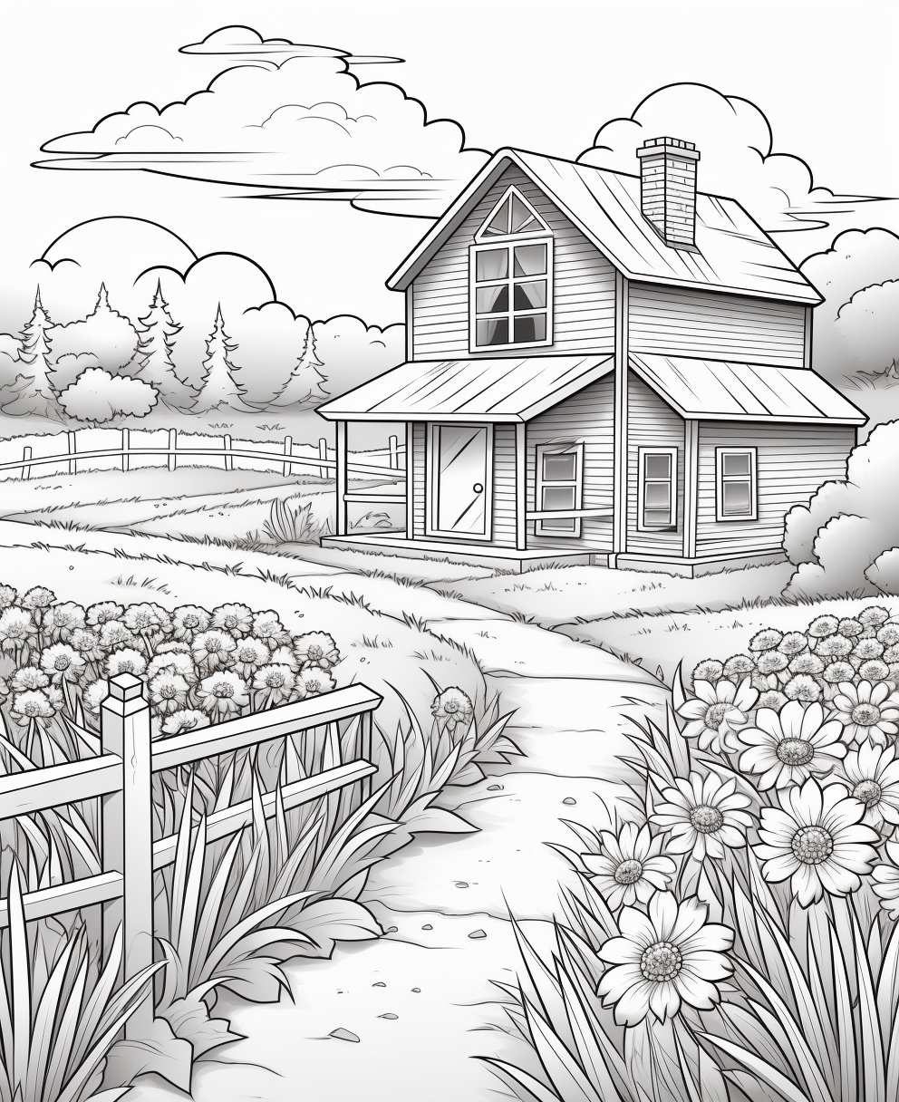 110 House Coloring Pages FREE Printable 41