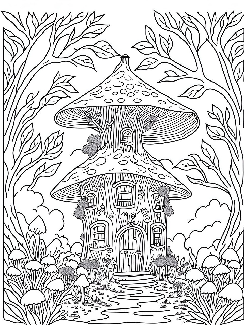 110 House Coloring Pages FREE Printable 42