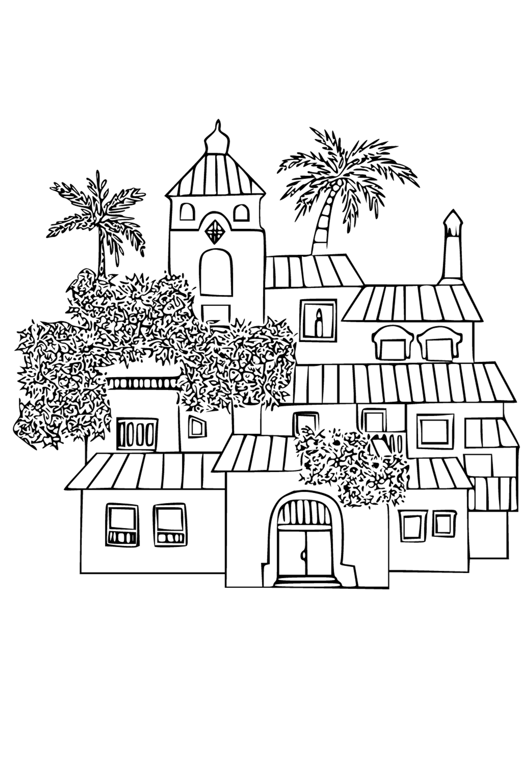 110 House Coloring Pages FREE Printable 64