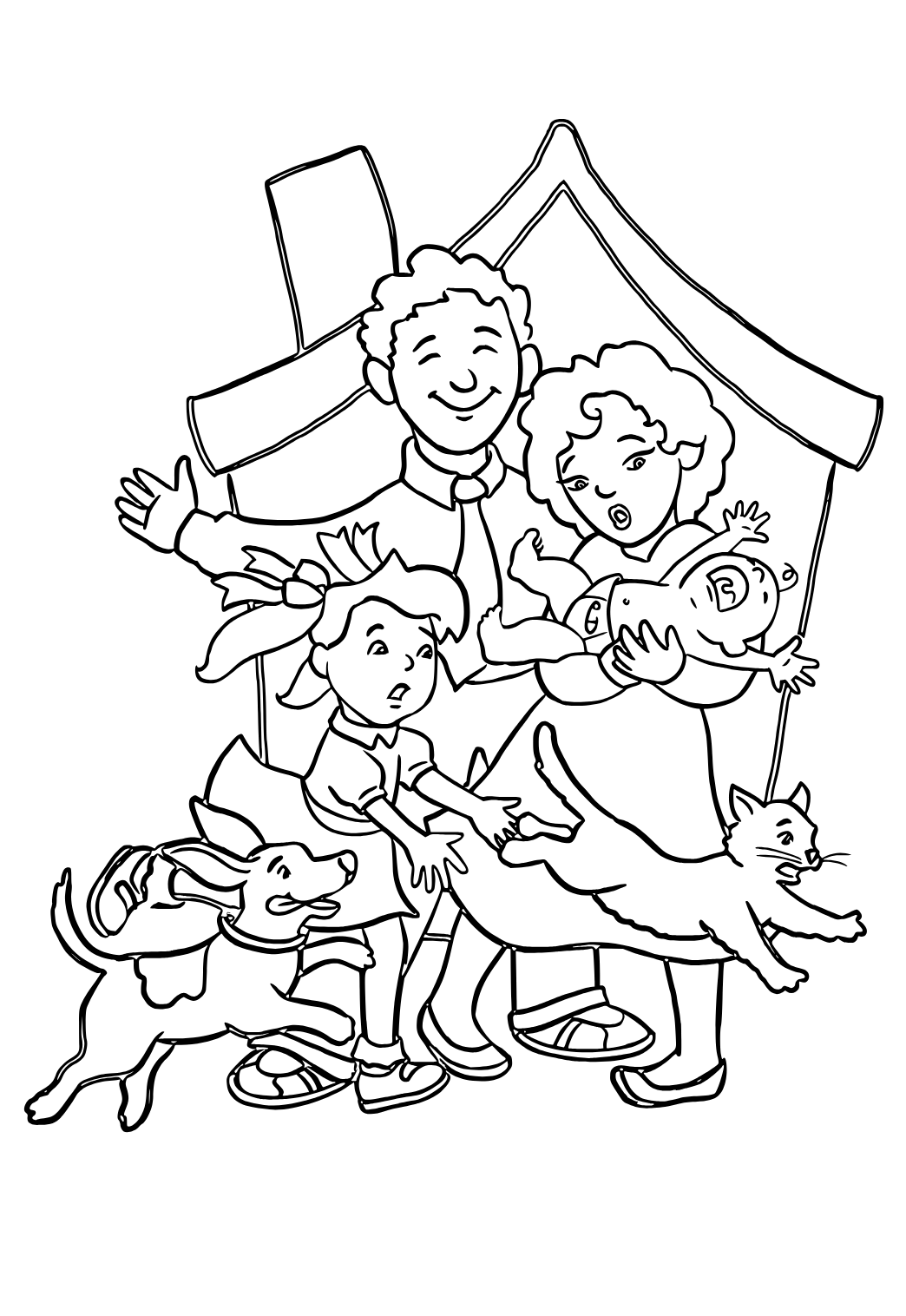 110 House Coloring Pages FREE Printable 66