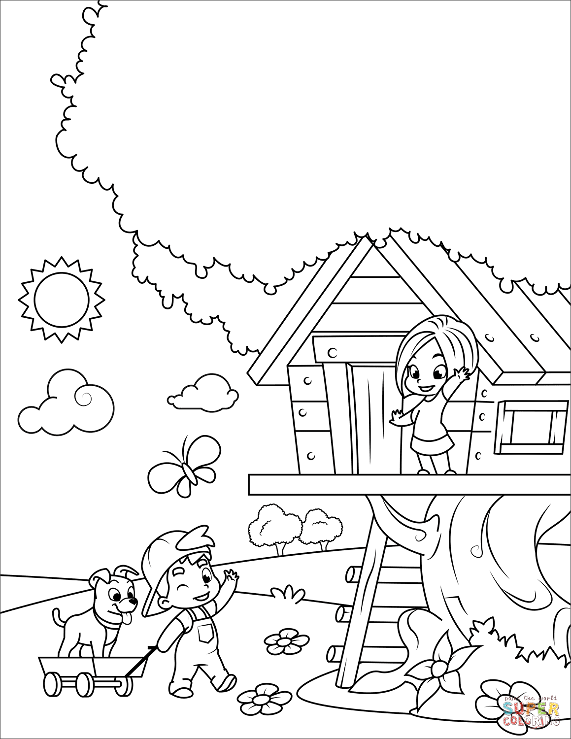 110 House Coloring Pages FREE Printable 72