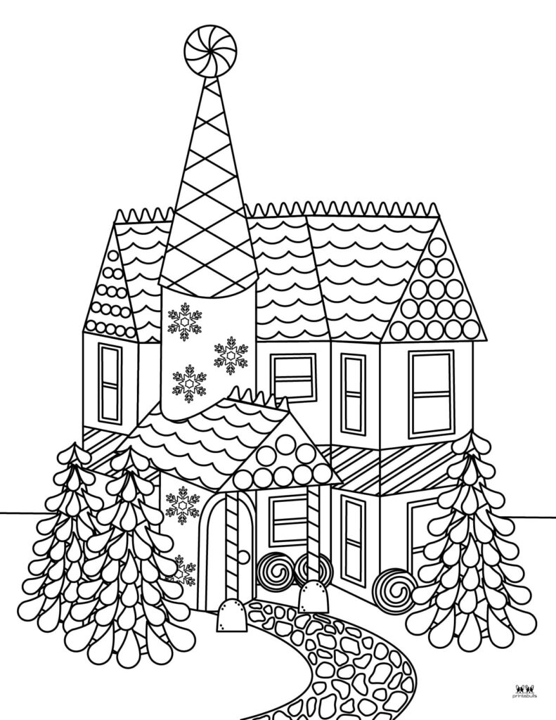 110 House Coloring Pages FREE Printable 8