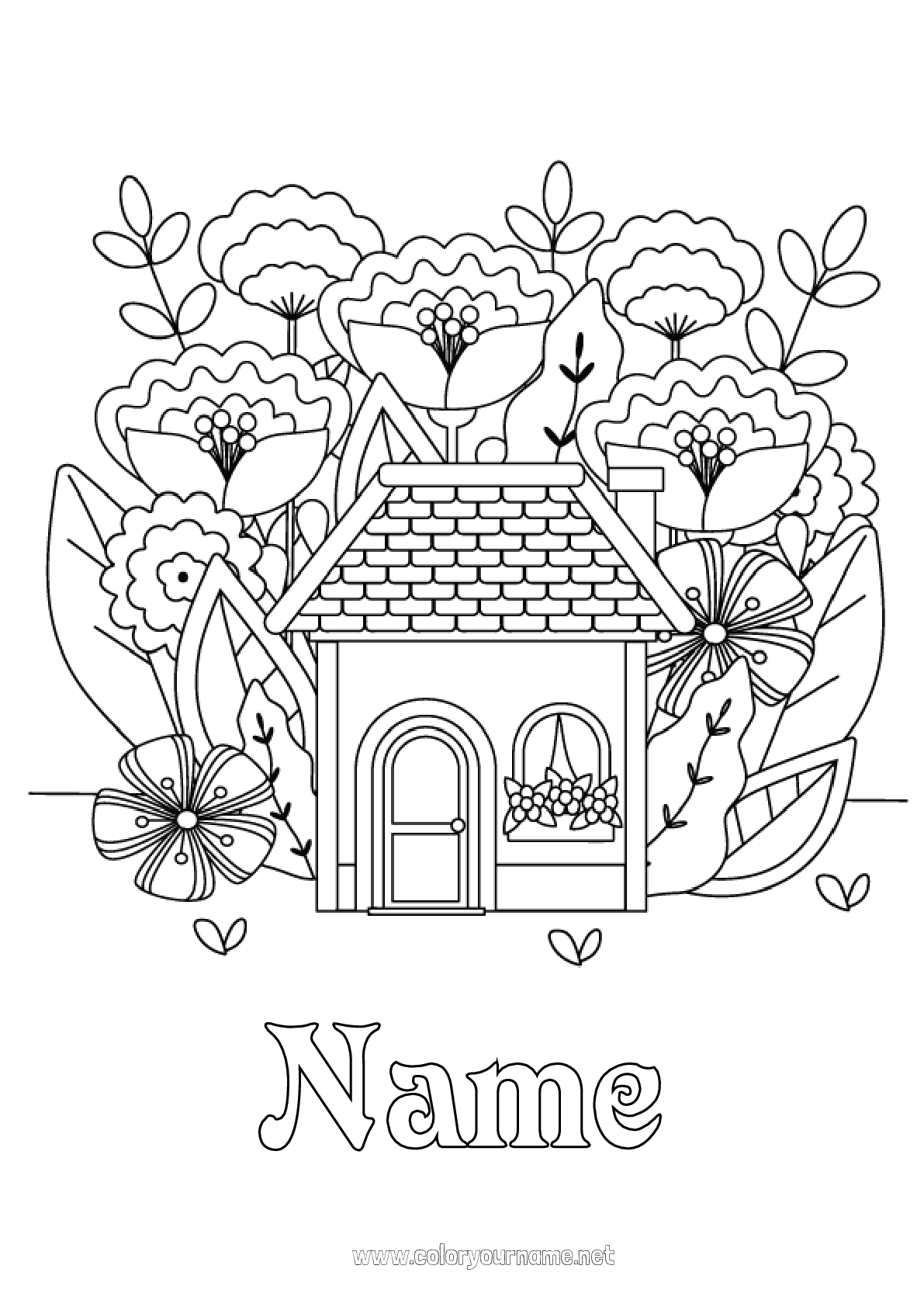 110 House Coloring Pages FREE Printable 86