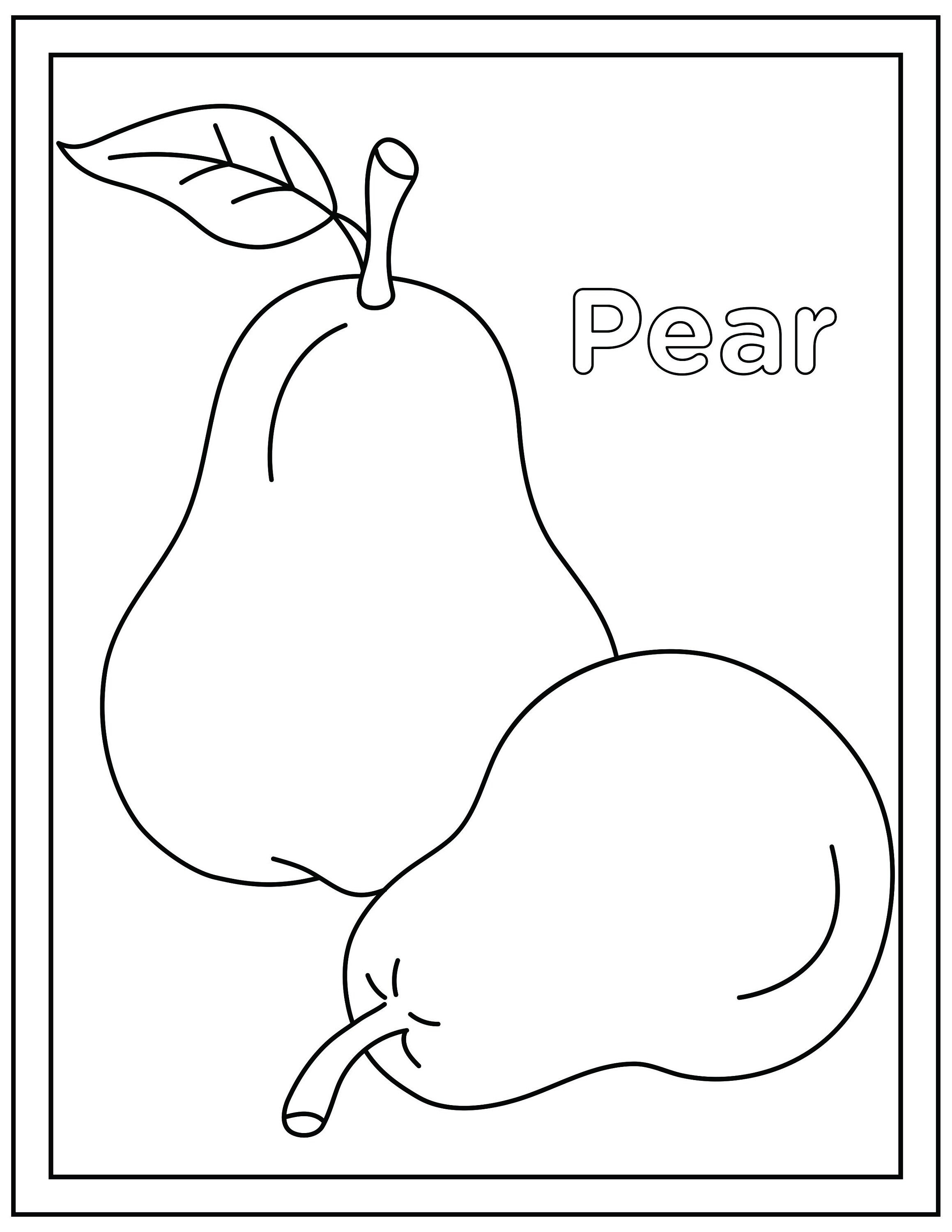 110 Summer Fruits Coloring Pages Free Printable 104