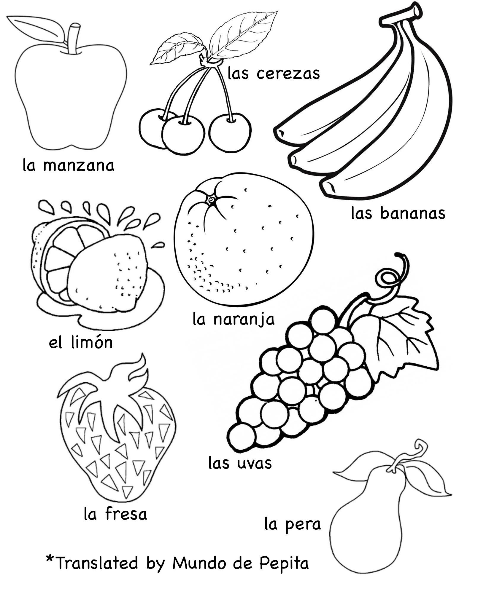 110 Summer Fruits Coloring Pages Free Printable 17