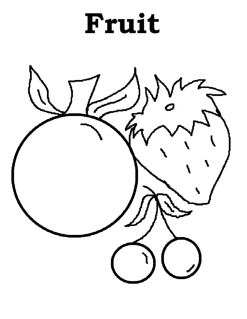 110 Summer Fruits Coloring Pages Free Printable 25