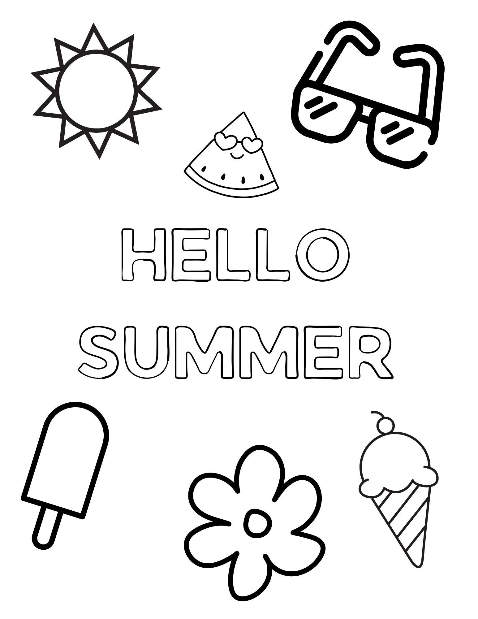 110 Summer Fruits Coloring Pages Free Printable 35