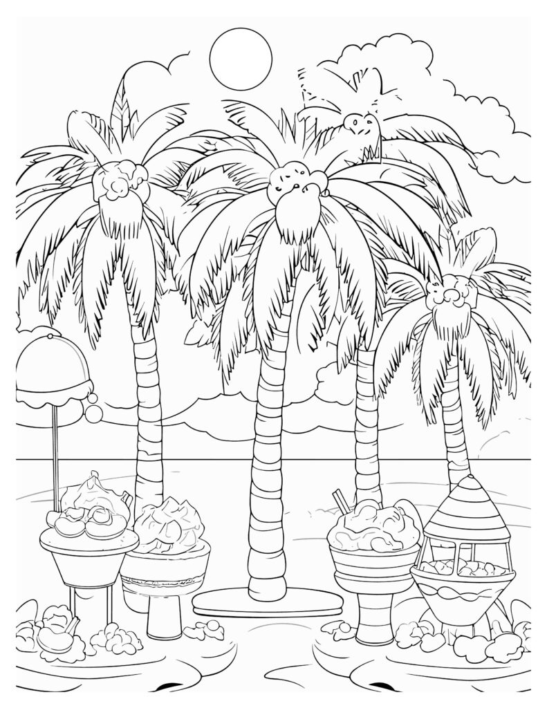 110 Summer Fruits Coloring Pages Free Printable 47