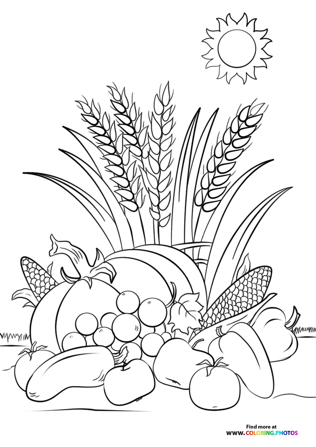 110 Summer Fruits Coloring Pages Free Printable 51