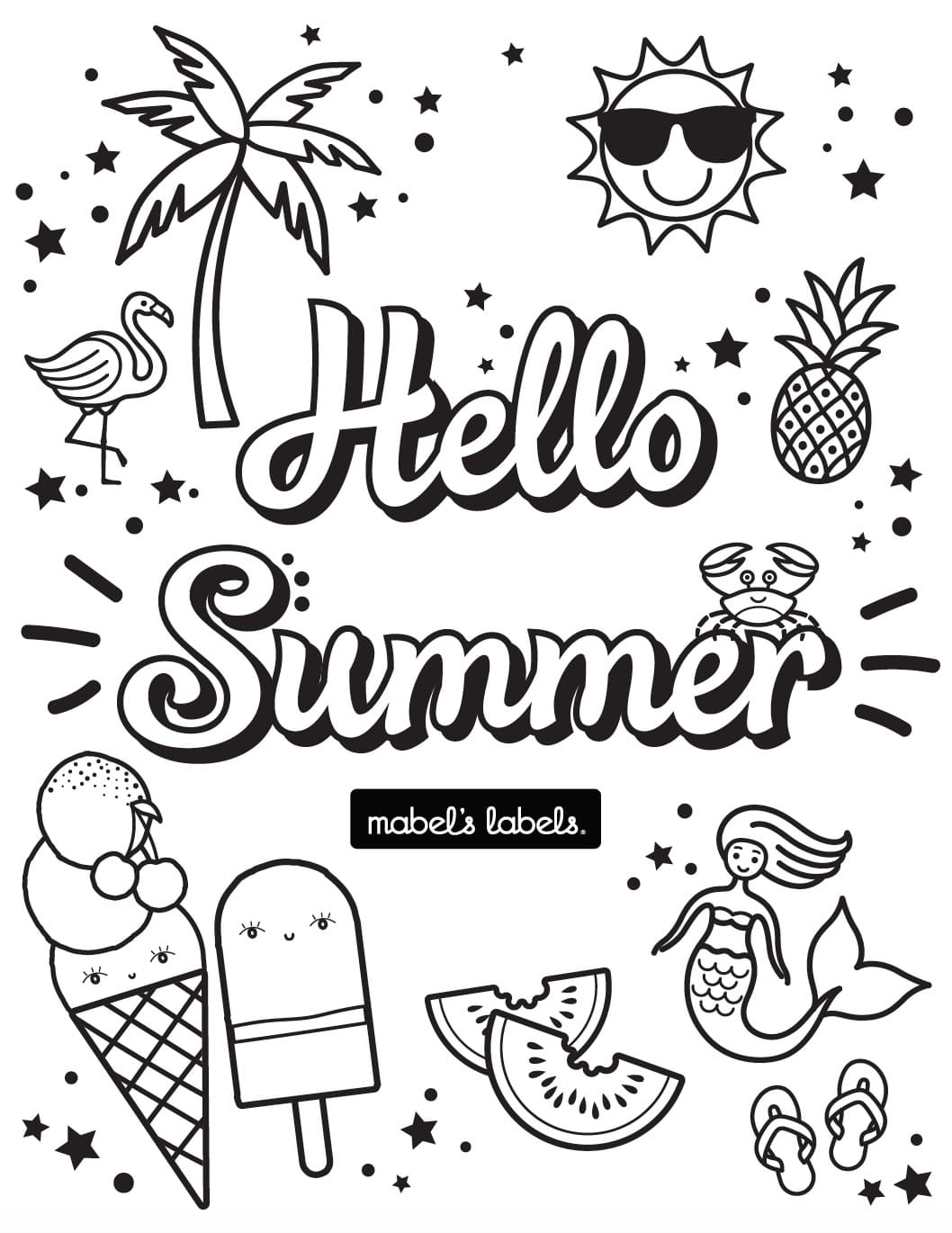 110 Summer Fruits Coloring Pages Free Printable 54