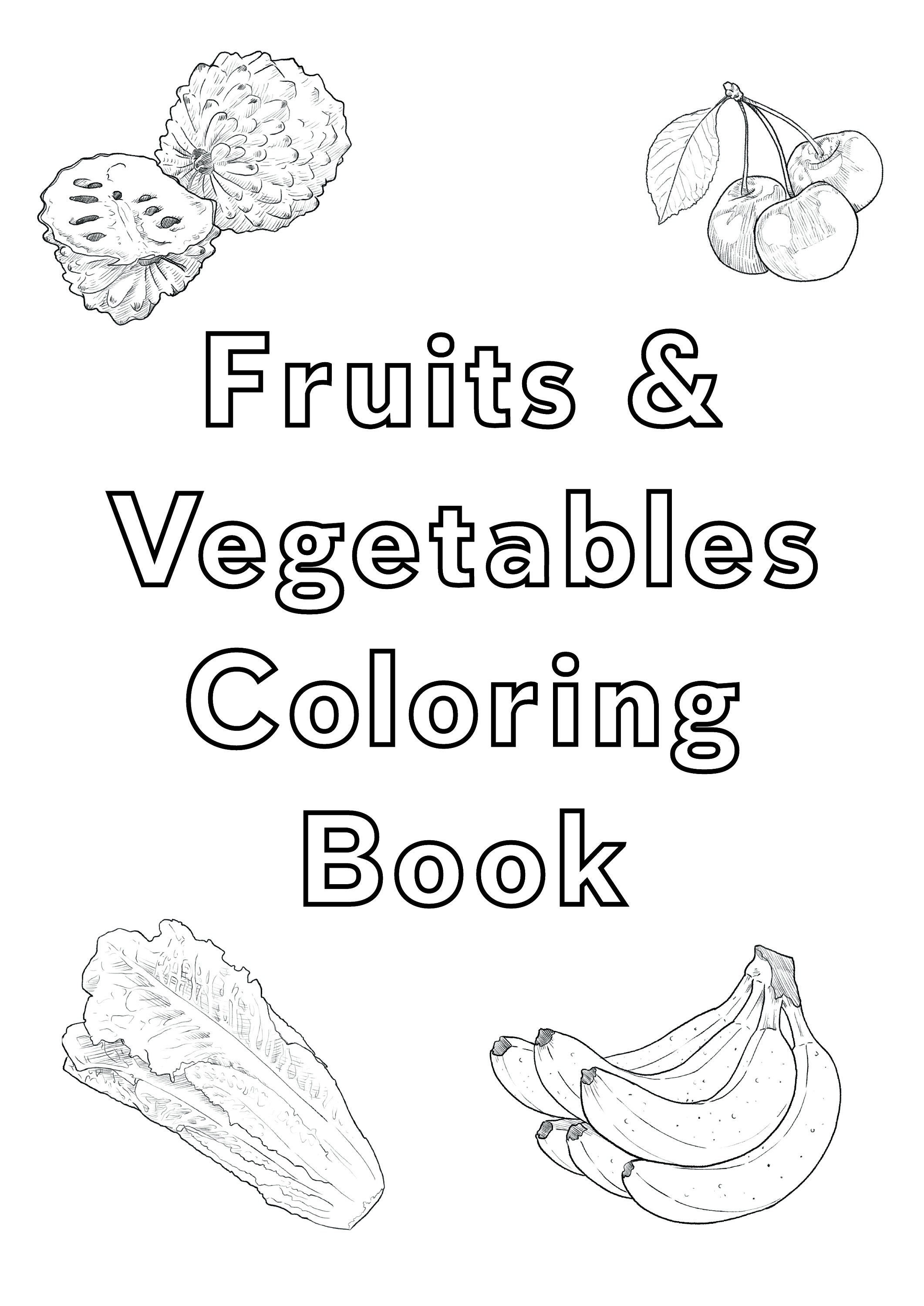 110 Summer Fruits Coloring Pages Free Printable 7