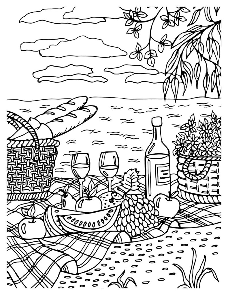 110 Summer Fruits Coloring Pages Free Printable 98