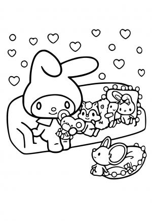 117 Sanrio Coloring Pages Printable 5