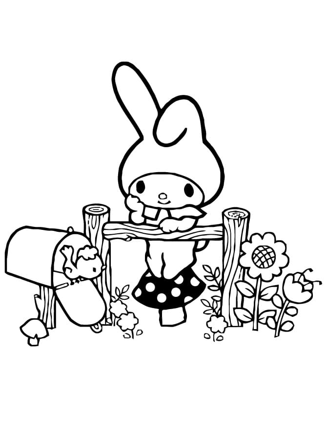 117 Sanrio Coloring Pages Printable 53