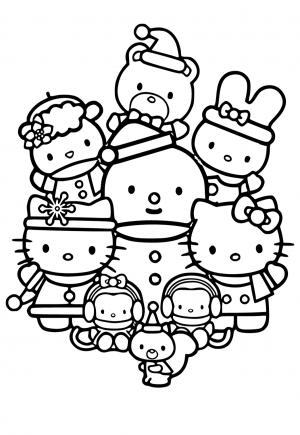 117 Sanrio Coloring Pages Printable 8