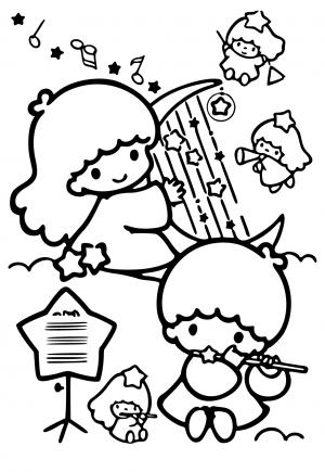 117 Sanrio Coloring Pages Printable 9